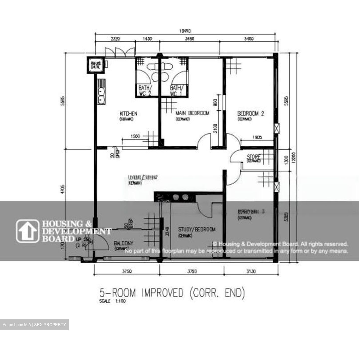 Blk 872 Tampines Vista (Tampines), HDB 5 Rooms #450616351